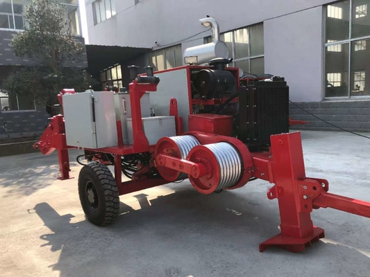 Maximales intermittierendes Zuggerät von 90 KN für das Hochstrom-Leiterseilzuggerät für Hochspannung