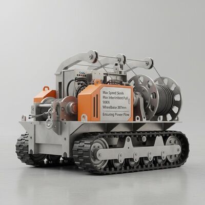 Maximalgeschwindigkeit 5 km/h Übertragungsleitungsausrüstung, ausgestattet mit maximaler intermittierender Zugkraft von 90 KN und einem Radstand von 397 mm, die den Stromfluss gewährleistet