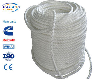Bruchlast 7.5kN Soem des synthetische Faser-Pilotseil-Polyester-Nylon-6mm angenommen
