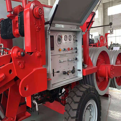 16 Ton Bull-Wheel 10 fugt hydraulische Abziehvorrichtungs-obenliegende aufreihende Ausrüstung