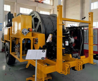 Leiter-Cable Wire Stringing-Ausrüstung 2X70KN 40mm stepless Geschwindigkeit