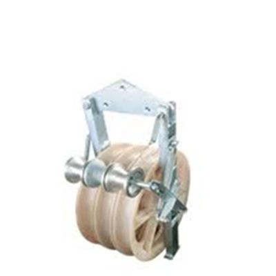 660mm Pilotdraht-Verlegeblock mit Seilrolle aus verzinktem Nylon für Freileitungen
