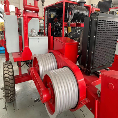 6 Ton Hydraulic Puller Winch Transmission obenliegende Linie, die Ausrüstung zieht